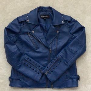 Colleen Lopez Edgy Faux Leather Jacket